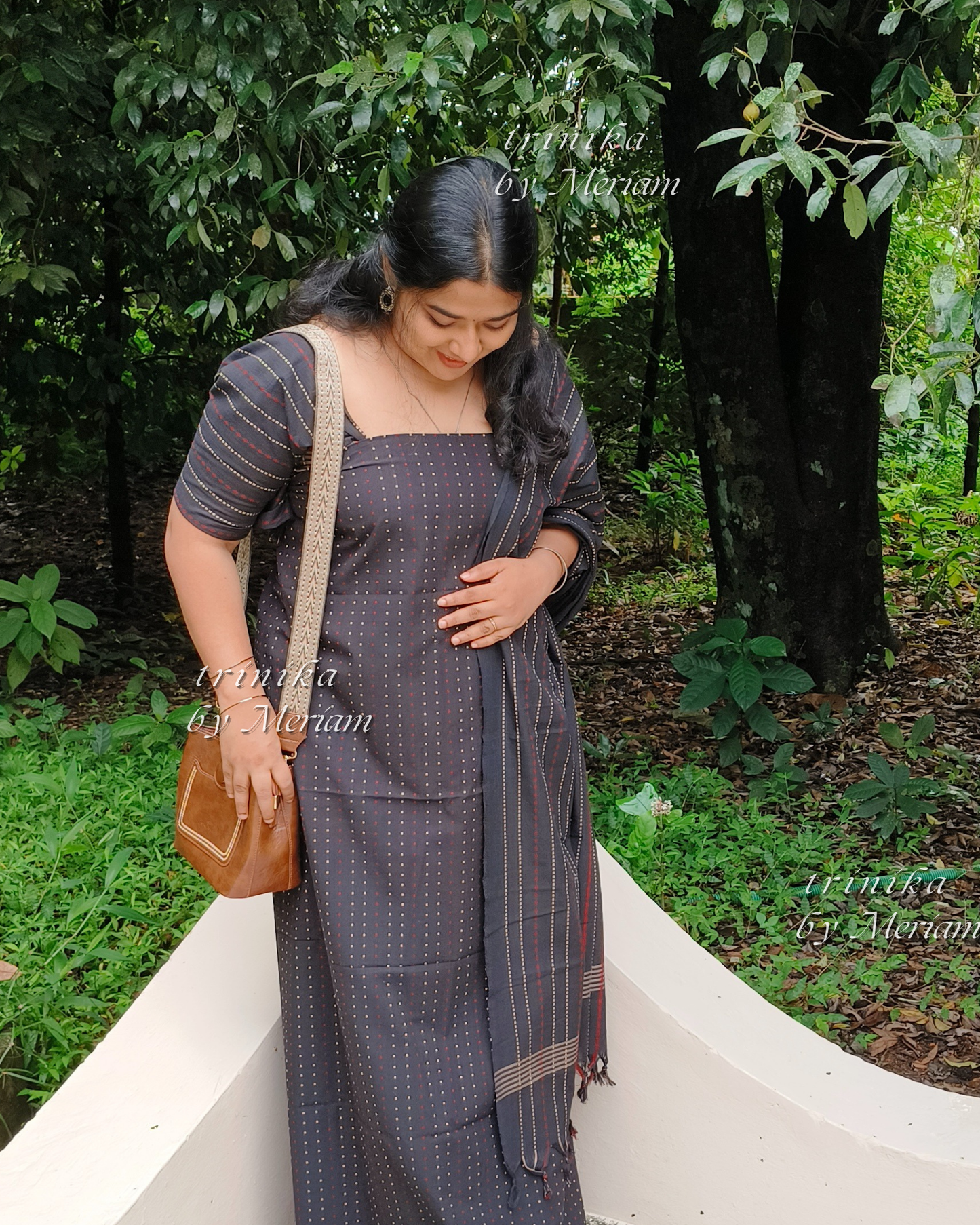 Black Kalamkari Salwar Suit
