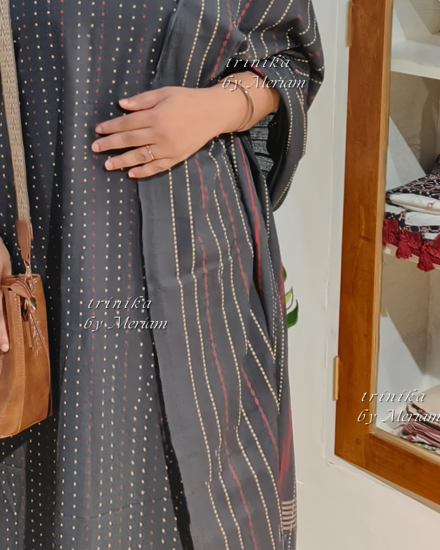 Black Kalamkari Salwar Suit
