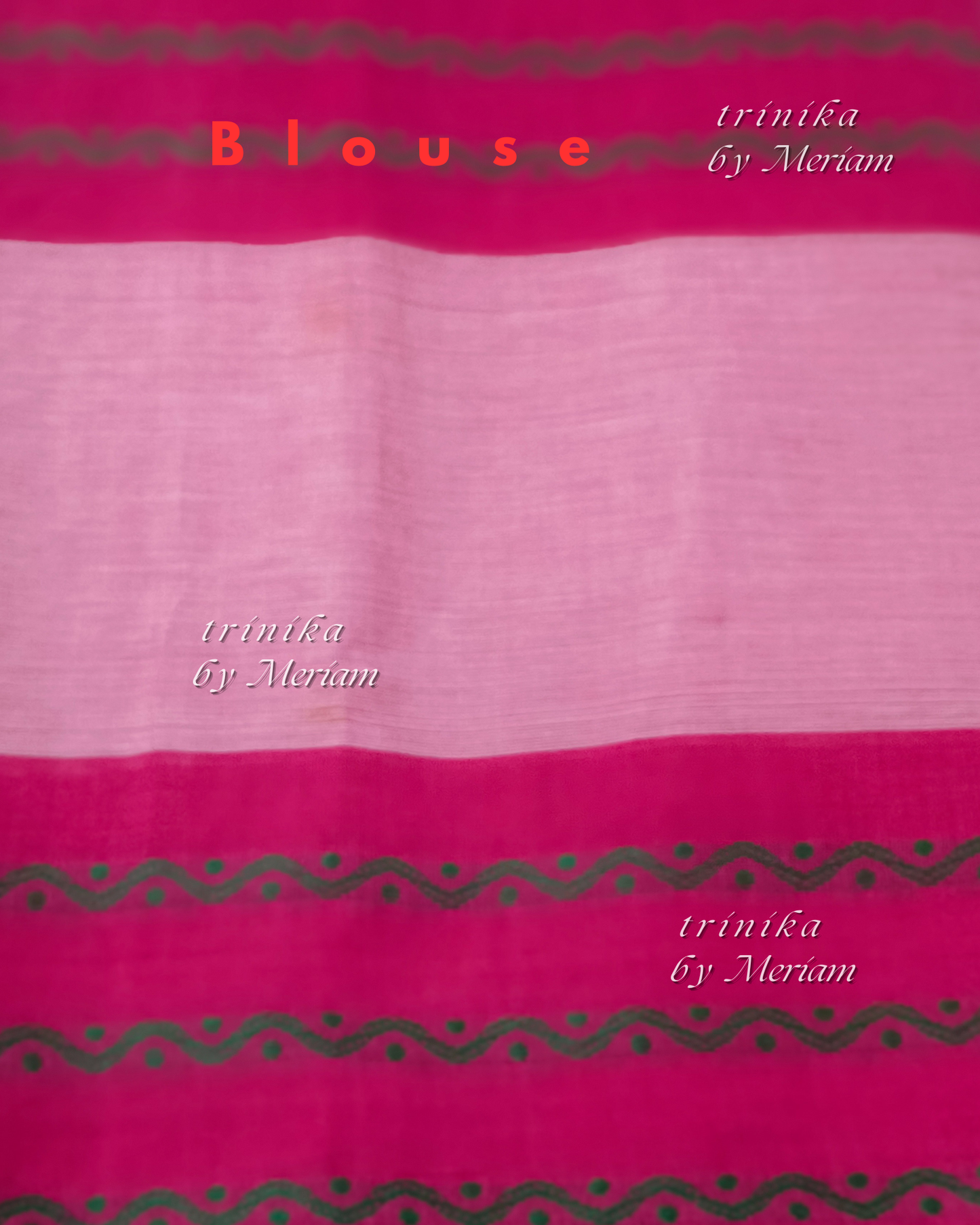 Pink Handloom Saree