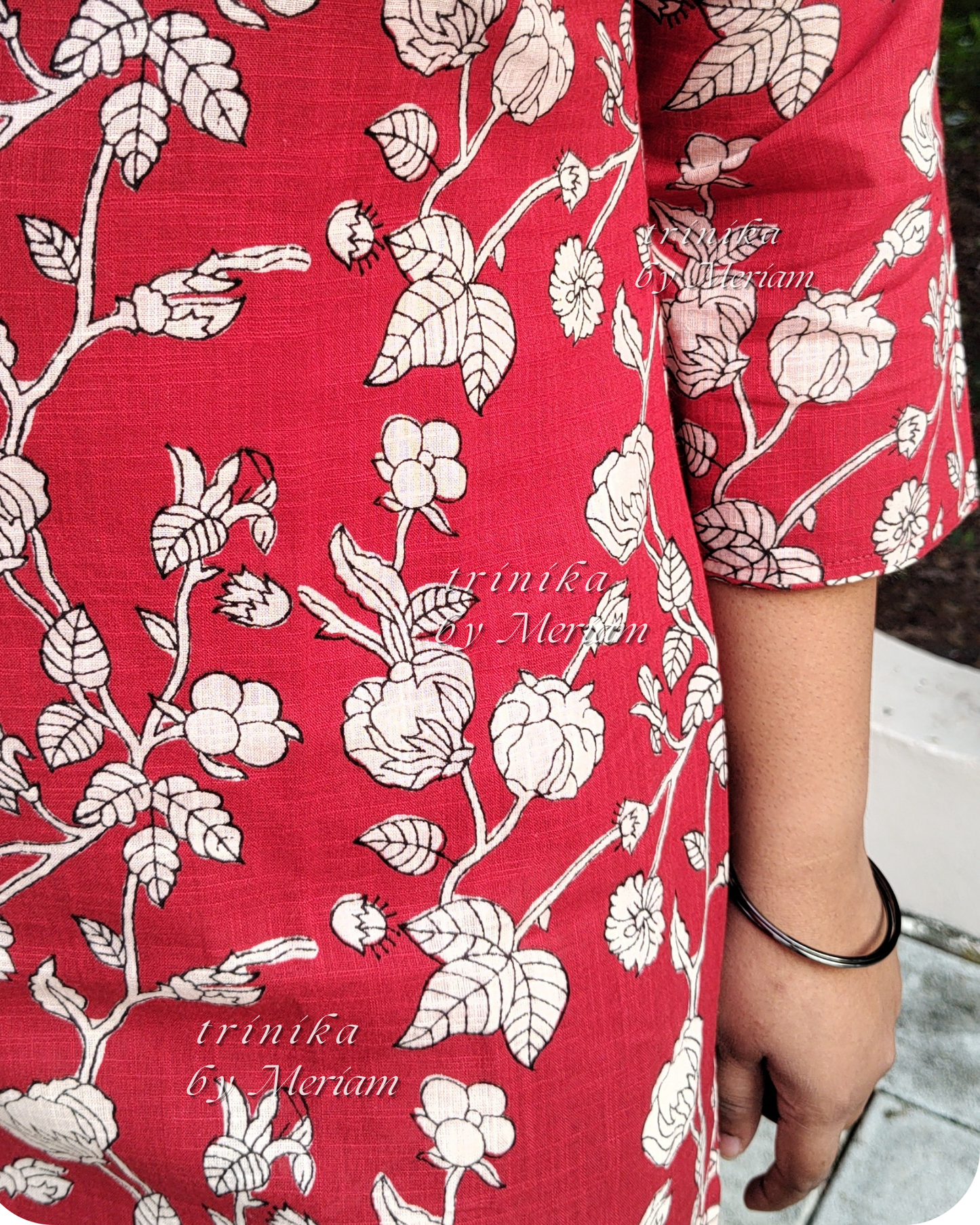 Red Floral Co-ord Set