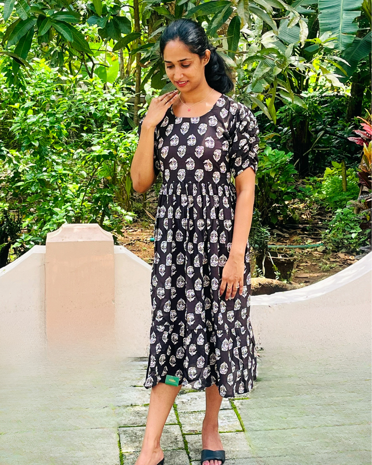 Black Flare Anarkali Kurta