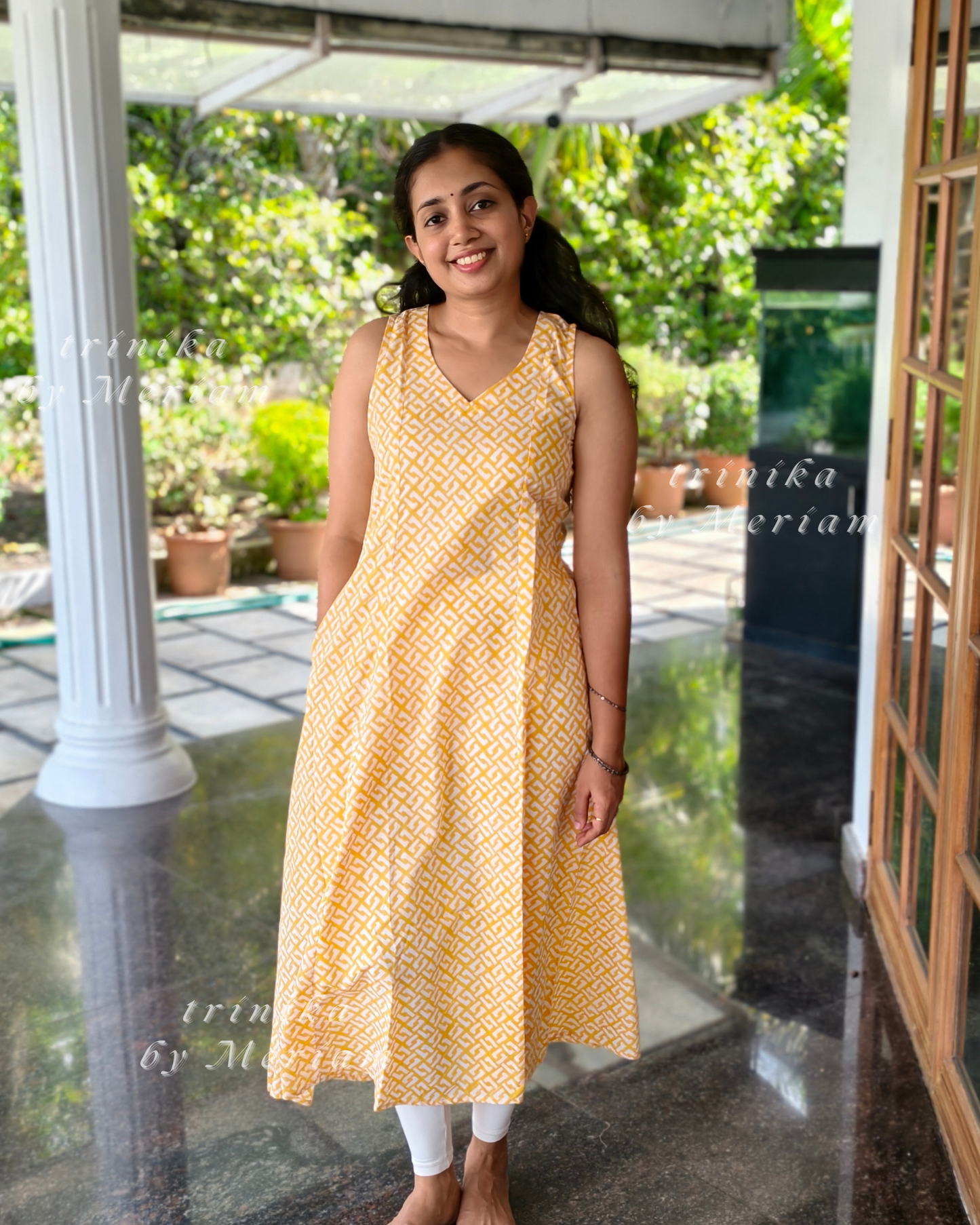 Sunny Yellow 3 Panel Kurta