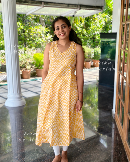 Sunny Yellow 3 Panel Kurta