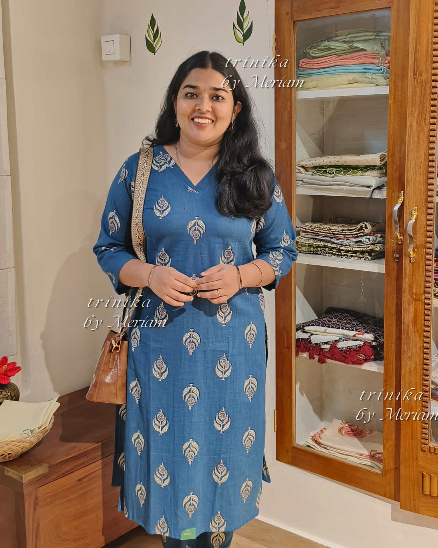 Blue Printed Co-ord Set