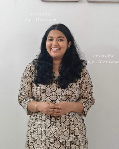 Black Kalamkari Co-ord Set