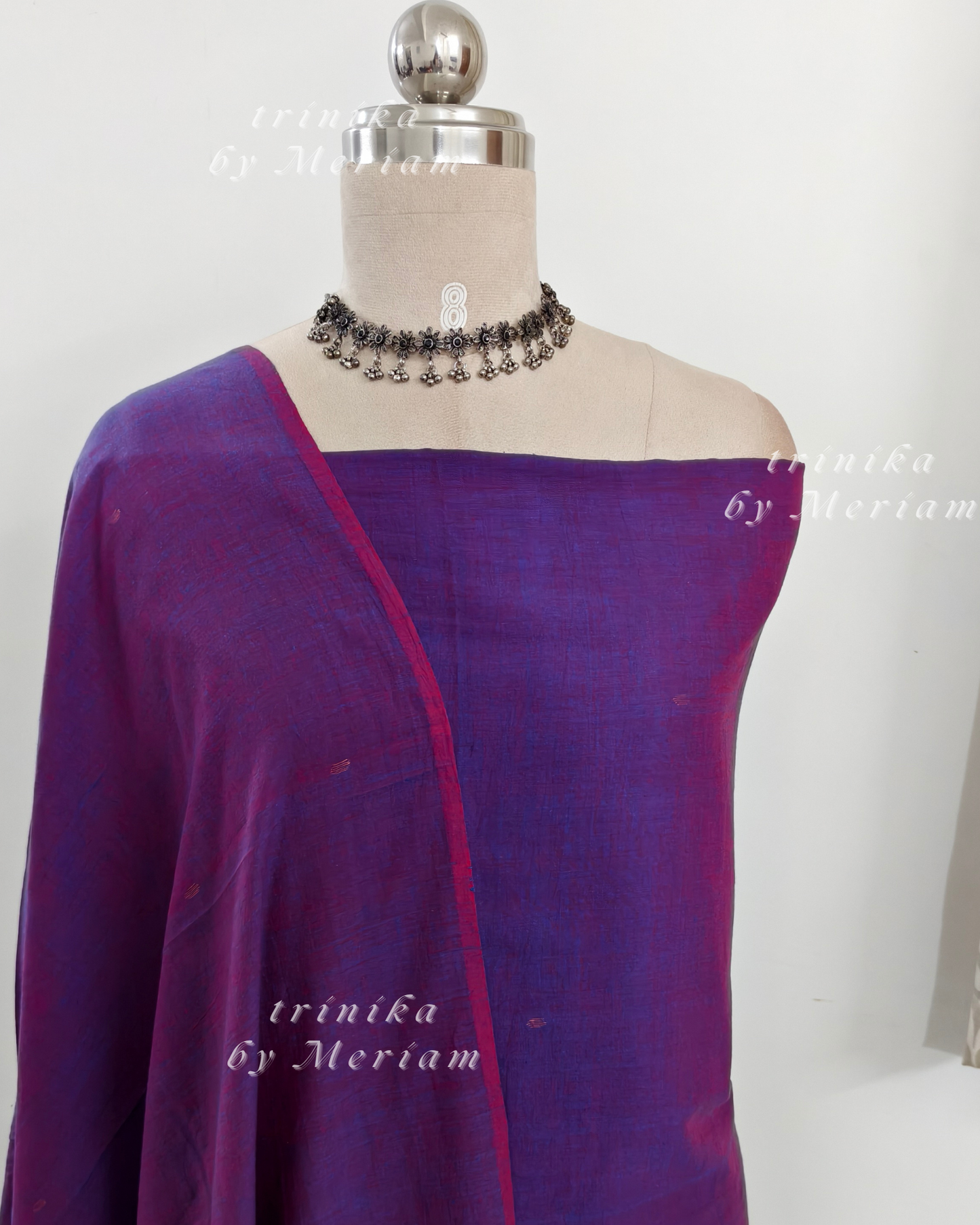 Purple Jamdani Salwar Suit