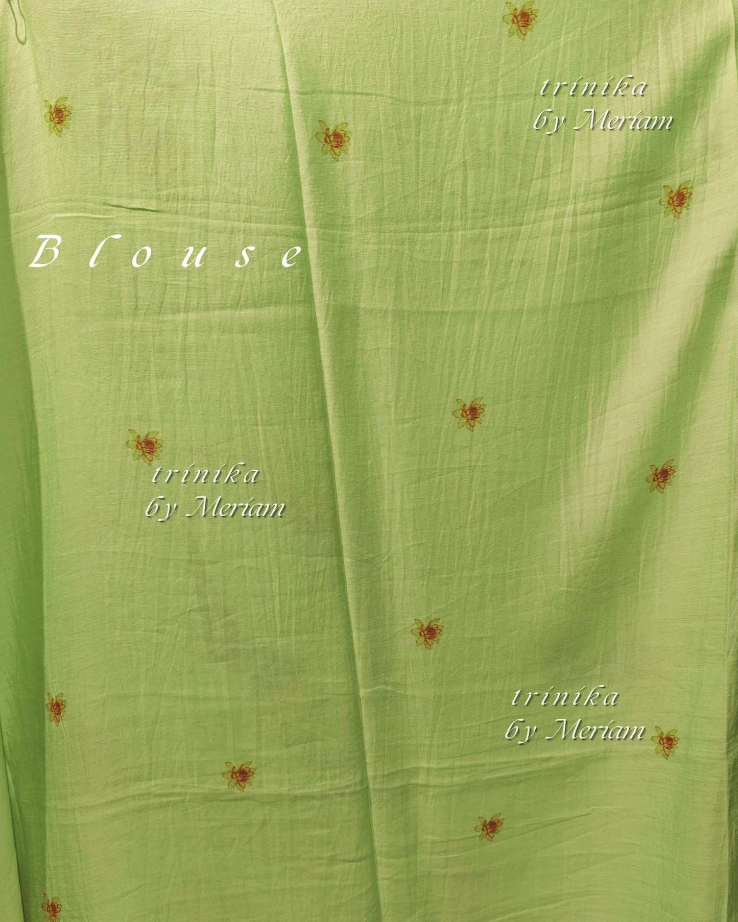 Lime Green Banarasi Organza Saree