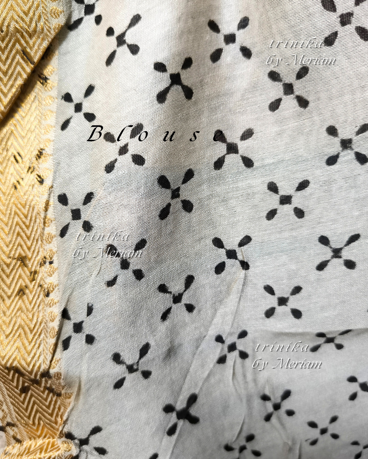 Crow Black Maheshwari Silk Cotton Saree