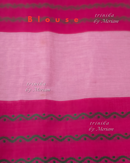 Pink Handloom Saree