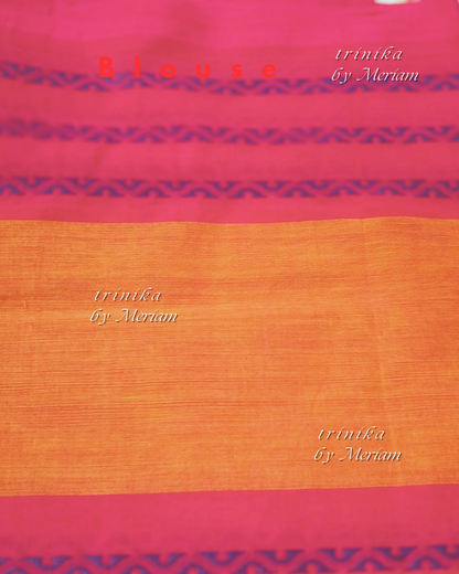 Violet Handloom Saree