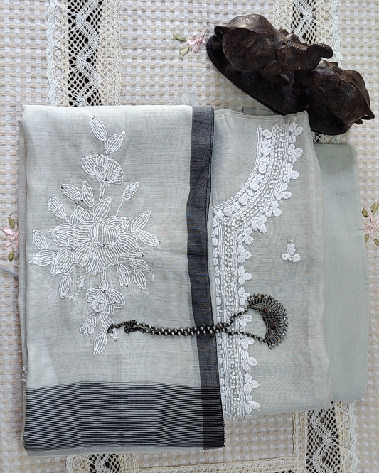 Ash Chanderi Salwar Suit