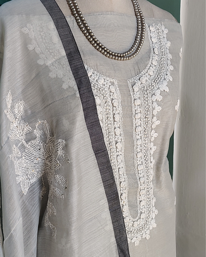 Ash Chanderi Salwar Suit