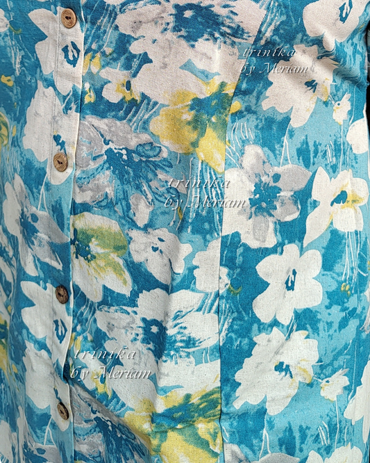 Blue Floral Co-ord Set