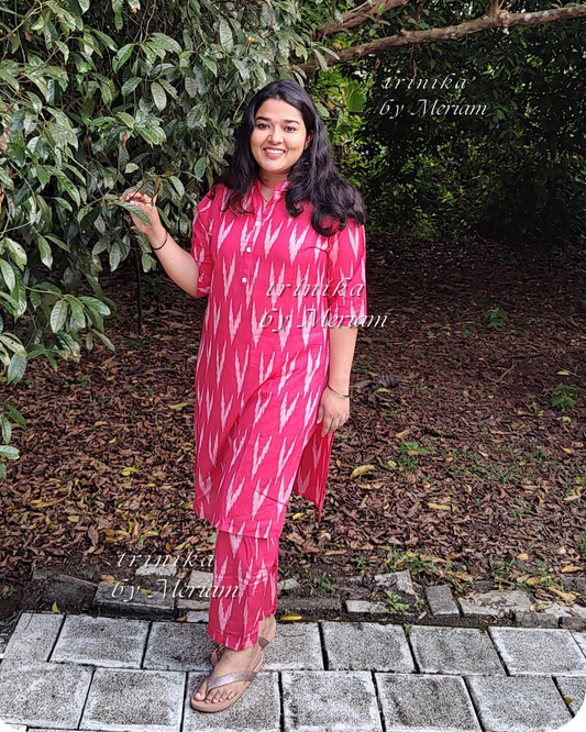 Magenta Ikat Co-ord Set